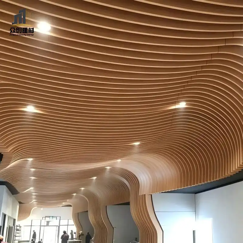 Wave Pattern Aluminum Baffle Panel
